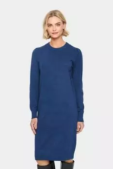 Saint Tropez MarcySZ Strickkleid blaumeliert