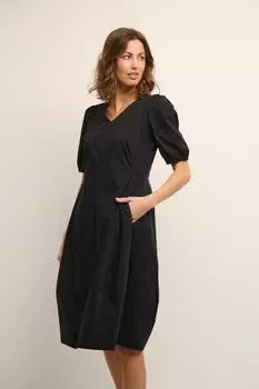 Culture CUantoinett Blusenkleid schwarz