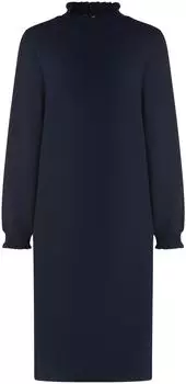 Cartoon Strickkleid mit Stehkragen/Rollkragen (1954/7618) maritime blue