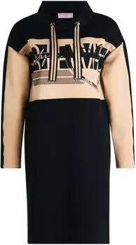 Betty Barclay Jerseykleid langarm patch beige/black