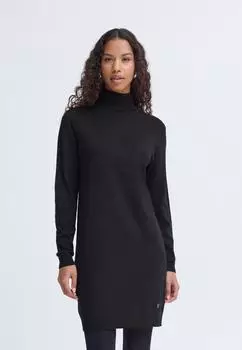Oxmo Winala Strickkleid mit Rollkragen (21301689ME) schwarz