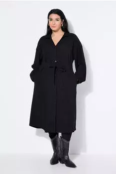 Studio Untold Hemdblusenkleid (72012840) schwarz