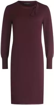 Betty Barclay Jersey-Kleid mit Raffung dark aubergine