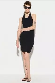 No Matter What Off-Shoulder Midikleid aus türkischem Stoff schwarz