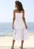 Lascana 2-in-1-Kleid aus geblümter Spitze (LASaoey001000004) weiß