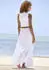 Lascana 2-in-1-Kleid aus geblümter Spitze (LASaoey001000004) weiß