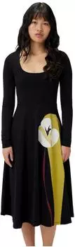 Desigual Langes Kleid (25WWVK29) schwarz