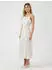 Y.A.S YASTHEA STRAP LONG DRESS S. NOOS Spaghettikleid creme