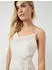 Y.A.S YASTHEA STRAP LONG DRESS S. NOOS Spaghettikleid creme