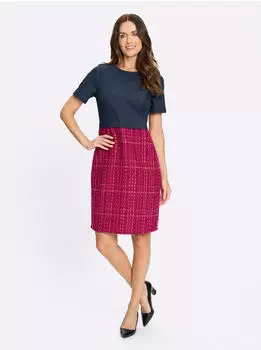 Heine Kleid (34661802) fuchsia/dunkelblau