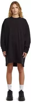 G-Star Biker Zip Sweater Dress dark black