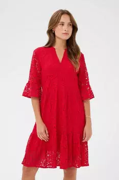 Saint Tropez Zanna Kleid Loose Fit (30513831) rot
