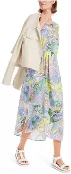 Marc Cain Sky Colours Sommerkleid Gemustertes Kleid Rethink Together lavender macaron