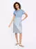 Heine Jersey Kleid (23107204) eisblau/ecru/gestreift