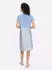 Heine Jersey Kleid (23107204) eisblau/ecru/gestreift