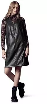 Street One Knielanges Midikleid schwarz