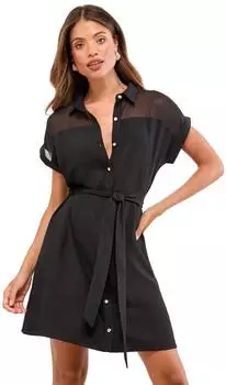 Lipsy Bardot Kleid mit Verzierung schwarz