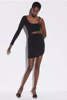 No Matter What Figurbetontes Kleid schwarz