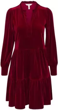 Part Two Viggasepw Kleid Relaxed Fit rhythmischer rot