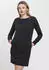 Ragwear Menita O Sweatkleid mit veganer 3 Knopf-Applikation