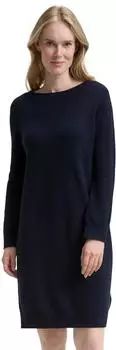 Tom Tailor Mini-Kleid mit Stretchanteil (1048321) dunkelblau/lunar eclipse