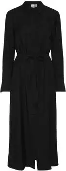Y.A.S YASKAYA LS LONG SHIRT DRESS S. NOOS schwarz