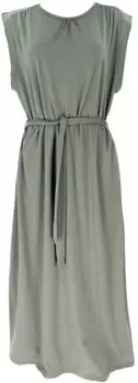 Guru-Shop Langes Basic Maxikleid (58089) khaki
