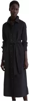 Marc O'Polo Blusenkleid mit gerafftem Rock (7325869837486) marine