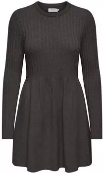 Only Onlfia Ls Cable Strickkleid Knt Noos (15306551) chocolate torte