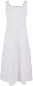 Urban Classics Damen 7/8 Length Valance Sommerkleid (59222913) weiß