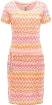 Ragwear Chlloe Youmodo Kleid Schmale Passform pfirsich