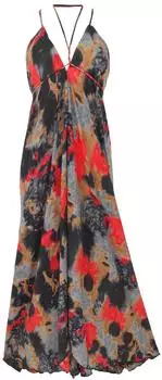 Guru-Shop Palazzo-Hose, Schlaghose, Boho Sommerhose, Hippie Goa-Hose schwarz/bunt