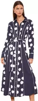 Lipsy Kleid Figurbetont (LIP5485001000003) navy/weiß