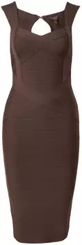 Lipsy Kleid Figurbetont dunkelbraun