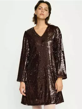 Soft Rebels SRMaddison Blousentop dunkelbraun