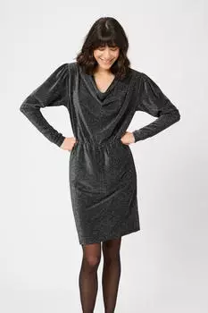 Kaffe Karita Kleid (10510916) silver metallic glitter