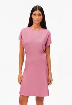 armedangels SATIN FLEDERMAUSÄRMEL MINI-KLEID Naia Renew Mix pink (30008574-3563)