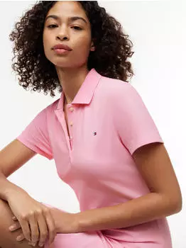 Tommy Hilfiger Slim Pique Polo Dress SS Slim Fit (57414531) classic pink