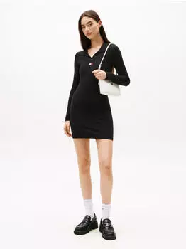 Tommy Hilfiger Knit Dress (DW0DW22183BDS006) schwarz