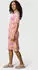 Ragwear Crupi Print Midikleid mit Taillenband pink combo