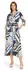 Betty Barclay Jersey Kleid mit Raffung blau/grün