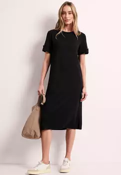 Street One Midi Dress Regular Fit (A144854) schwarz
