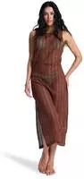 Roxy H&auml;kel Strandkleid Playa Mood Cappuccino - L - L
