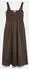 Comma Kleid im Fabricmix mit Popeline-Rock und Eingrifftaschen braun (2182683.8943)