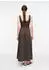 Comma Kleid im Fabricmix mit Popeline-Rock und Eingrifftaschen braun (2182683.8943)