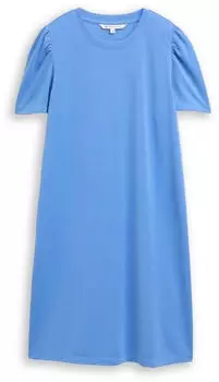Tom Tailor Denim Loose Fit T-Shirt Kleid bonnet blue