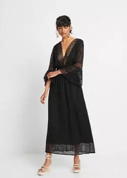 bonprix Denim Kleid Used Look (96297295) schwarz
