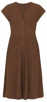 Protest PRTNieve Midi Dress cocoa brown