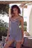 Lascana Midi-Kleid mit V-Ausschnitt und Rüschen, 7/8-Länge, Normale Passform (LAS6674001000001) nude/gelb/weiß