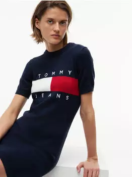 Tommy Hilfiger Women's Dress (65217648) schwarz/night navy